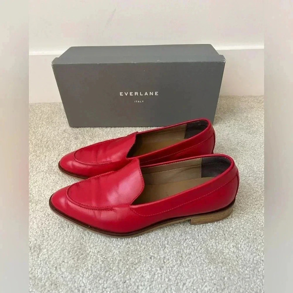 Everlane Shoes - Everlane modern day  loafer in red leather